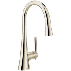 the pull down kitchen faucet with chrome finish