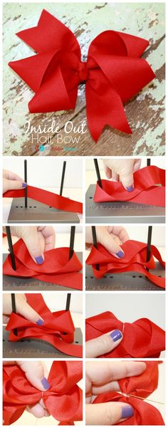 step by step instructions on how to make a bow