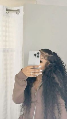 Cute Hairstyles Weave, Frontal Wig Hairstyles, Quick Weave Hairstyles, Dyed Hair Inspiration, Quick Braided Hairstyles, Slick Hairstyles, Hair Ponytail Styles, Dope Hairstyles, Ponytail Styles