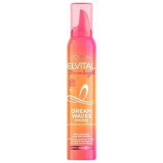 L’Oréal Elvital Dream Waves Mousse: Langlebiger Locken-LookMit dem Elvital Dream Length Dream Waves Mousse von L’Oréal Paris sehen deine Locken oder Wellen besonders lange wie frisch gestylt aus, denn natürliche Polymere fixieren das Haar. Zudem bewirkt Glukose in der Formulierung, dass die Feuchtigkeit in der Haarfaser bewahrt wird, was ebenfalls zu einem langlebigen Locken-Look beiträgt. Für das langanhaltend frische und federleichte Finish ist die Styling-Mousse zudem mit Vitaminen und Rizinusöl angereichert. Das Ergebnis: Langes, gewelltes Haar hat deutlich mehr Sprungkraft, fühlt sich geschmeidig an und bleibt extralange in Form. Dream Wave, Paris Dream, Waves Curls, Loreal Paris, Shampoo Bottle, Paris