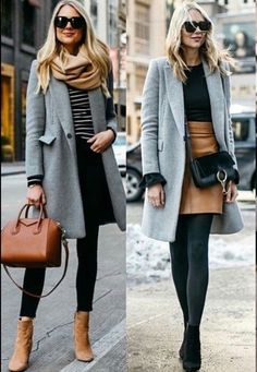 Grey Peacoat Womens Outfit, Long Gray Wool Coat Outfit, Gray Coatigan Outfit, Outfit Manteau Gris, Grey Coat Outfit Winter Classy, Silver Coat Outfit, Grey Coat Outfits For Women, Grey Peacoat Outfit, Gray Coat Outfit Winter Style