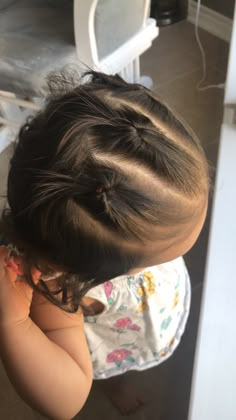 Hair Styles For One Year Old, 10 Month Old Hairstyles Baby, 6 Month Old Hairstyles, Easy Infant Hairstyles, Hairstyles For Infants, Hairstyles For One Year Old Baby Girl, One Year Old Girl Hairstyles, Baby Short Hairstyles Girl, Hairstyles For One Year Old