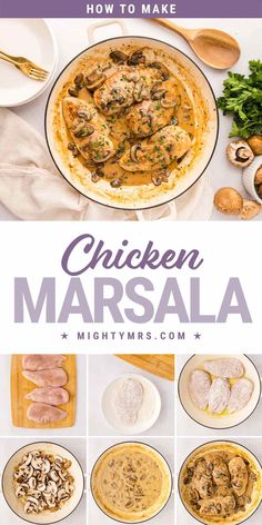 How to Make Chicken Marsala American Dishes, Chicken Marsala, Roasted Vegetables, Easy Chicken, Weeknight Dinner