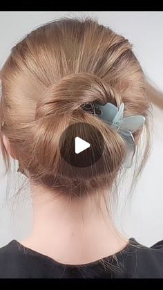 Hair Clip Updo Simple, Hair Clip Fine Hair, Hair Updos Tutorials