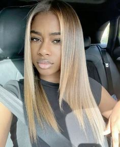 Blonde Natural Hair, Honey Blonde Hair, Hair Affair, Baddie Hairstyles