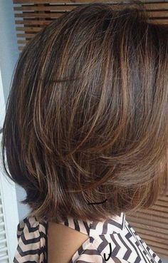 Brunette Black Hair, Long Hairstyle, Short Hairstyles For Thick Hair, Shoulder Length Hair Cuts, Penteado Cabelo Curto, Medium Length Hair