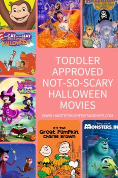 Toddler Approved Not-So-Scary Halloween Movies Toddler Halloween Movies, Halloween Movies For Toddlers, Family Night Ideas With Toddlers, Halloween Fun For Toddlers, October Movie List, October Movie, Popular Kids Shows