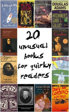 some books with the title 20 unusual books for quirky readers