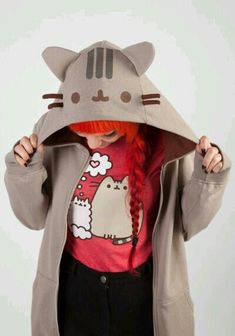 Pusheen Costume, Pusheen Stormy, Pusheen Merchandise, Pusheen Birthday, Diy College, Costumes College, Pusheen The Cat, Cats Videos, College Halloween