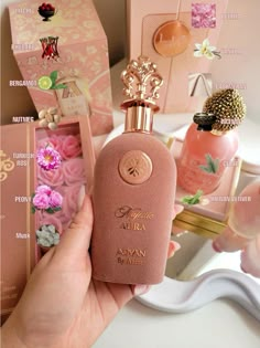 This arab perfume for women smells like flowers, citrus, spices, and musk 💐🍊🍋🌹 click to purchase in amazon store front ✨  Photo creds to allisbeauty on Pinterest Arab Perfumes For Women, Afnan Perfumes