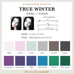 Winter Makeup Palette, Winter Eyeshadow Palette, Winter Eyeshadow