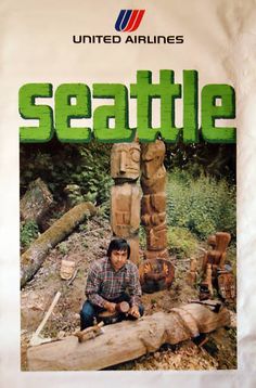 a man sitting on top of a log next to a pile of logs and wood