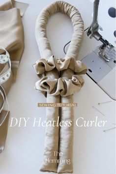 Curlers Tutorial, Diy Hair Curls, Heartless Curls, Heatless Curler, Diy Hair Curlers, Heatless Curlers, Heatless Hair Curlers, Overnight Hairstyles, Diy Sewing Tutorials