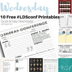 a bunch of printables that are on top of each other