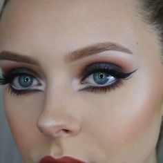 Swan Inspired Makeup, Recital Makeup, Black Swan Makeup, Ballerina Makeup, Competition Makeup, Dramatic Wedding Makeup, The Black Swan, Theatre Makeup