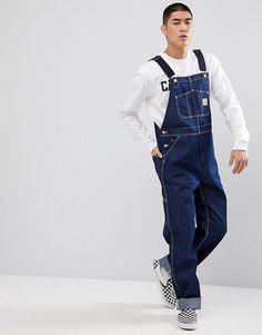 Overalls Men Fashion, Men In Overalls, Steet Style, Carhartt Overalls, Mens Military Jacket, Overalls Men, Mens Workwear