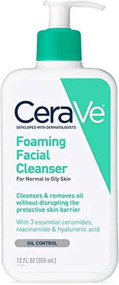 Unique formula with three essential ceramides that cleanses and removes oil without disrupting the skincare barrier. Formulated with hyaluronic acid to help retain skin's natural moisture and niacinamide to help calm skin. Fragrance free, non-comedogenic, non-drying and non-irritating. This refreshing gel effectively removes excess oil, dirt, and makeup Cerave Skincare, Oil Based Cleanser, Double Cleansing, Foaming Facial Cleanser, Foaming Face Wash, Facial Cleansers, Skin Cleanse, Oil Cleanser, Moisturizer With Spf