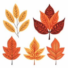 Autumn Leaves Clipart in Minimalist Art Style Art: High-Res 4K Vector Fall Leaves Illustration, Autumnal Wallpaper, Autumn Cookies, Leaves Aesthetic, Fall Graphics, Leaves Clipart, Autumn Leaves Art, Leaves Art, Leaf Clipart