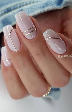 Subtle Nail Art, Neutral Nail, Milky Nails, January Nails, Manicure Nail Designs, Subtle Nails, Easy Nails, Beige Nails, Colorful Nails