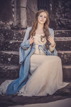 Womens Elf Costume, Elven Coat, Elvish Wedding Dress, Luthien Tinuviel, Arwen Dress, Elvish Dress, Elvish Wedding, Elven Wedding Dress, Elven Wedding