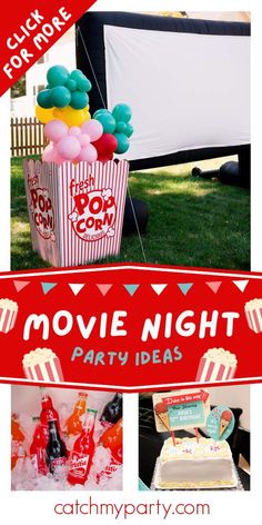 movie night party ideas for kids and adults