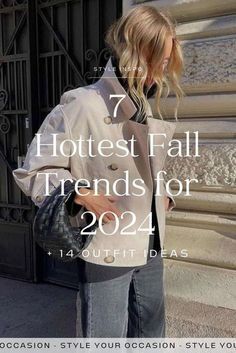 Woman Fall Fashion 2024, Fall Lookbook 2024, Autumn Style 2024 Women, Autumn 24 Outfits, Style Trends 2024 Women, What To Wear 2024, Fall 2024 Jacket Trends, 2024fall Fashion Trends, Autumn 24 Fashion