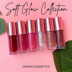 Soft Glow Collection Lipglosses Lip Healing, Clear Lipgloss, Smooth Like Butter, Tinted Gloss, Iron Oxide, Seed Oil, Lip Gloss, Moisturizer, Butter