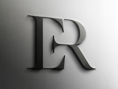 the letter r is made up of metal letters