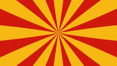 an abstract red and yellow background with sunburst pattern in the center, suitable for use as a backdrop or wallpaper