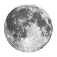 the full moon is shown in black and white