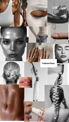 Clean Girl Collage, Makeup Mood Board, Clean Girl Makeup, Clean Life, Clean Girl Aesthetic, Model Aesthetic