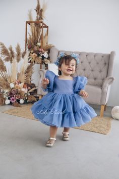 Kids Dress Collection, Baby Party Dress, First Birthday Dresses, Kids Dress Patterns