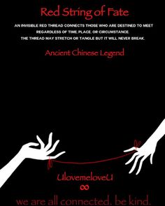 the poster for red string of fate shows two hands reaching out to each other, with one