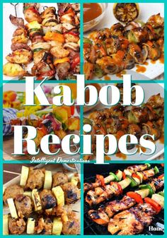 the cover of kabob recipes