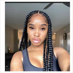 Tan Skin Blonde Hair, Jumbo Box Braids, Braided Ponytail Hairstyles, Box Braids Styling, Girls Braids