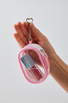 Keep your essentials close by with this PVC pouch that’s perfect for carrying your collection of figures. Complete with a carabiner clip for easy carrying. Available exclusively at Urban Outfitters. Features PVC pouch keychain from Urban Outfitters Perfect bag charm for carrying your mini figures Ready to carry with a heart-shaped carabiner clip UO exclusive Content + Care Includes case & carabiner clip 80% PVC, 10% metal, 5% polyester, 5% polyurethane Wipe clean Imported Size Dimensions: 3.2" l Keychain Charger, Pouch Keychain, Purse Keychain, Stadium Bag, Carabiner Clip, Clear Bags, Perfect Bag, Lip Oil, Mini Figures