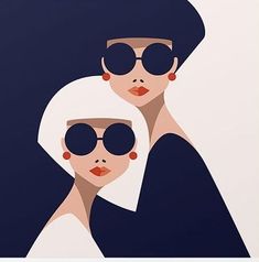 two women with sunglasses on their faces