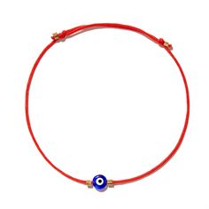 "🧿 SUMMER SALE 2021 🧿 You are looking at the trendy Red String Navy Blue Glass Evil Eye Adjustable Bracelet. Video Tutorial: https://youtu.be/LFSR8Q2q2x4 The History of the Evil Eye: The evil eye is one of the strongest and most powerful ancient symbols in the world. It dates back as early as 5000 BC in Mesopotamia and has roots in Christian, Jewish, Muslim, Buddhist, and Hindu cultures. The evil eye's roots run deep, worn daily in antiquity and today, and for good reason. The Power and Symbol Adjustable Red Charm Bracelet, Adjustable Red Round Charm Bracelet, Adjustable Round Red Charm Bracelet, Red Resizable Bracelet, Adjustable Round Red Jewelry, Red Jewelry With Adjustable Length And Round Beads, Red Adjustable Beaded Bracelets Gift, Red Evil Eye Round Bead Jewelry, Red Evil Eye Round Beads Jewelry