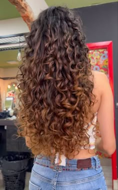 Curly Wavy Highlights, Natural Balayage Curly Hair, Long Curly Hair Light Brown, Sun Kissed Curly Hair Highlights, Light Brown Curly Hair Color Ideas, Caramel Balayage Wavy Hair, Light Brown Hair On Curly Hair, Long Brown Curls, Light Brown Wavy Hair With Highlights