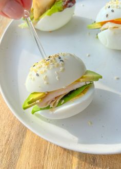 Egg Sandwich Ideas, Vegetarische Diners, Grilled Lemon Chicken, Ideas For Breakfast, Sandwich Ideas, Egg Sandwich, Breakfast Lovers, Egg Sandwiches, Idee Pasto Sano