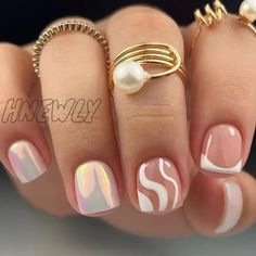 48226386444456 Manicure Gel, Nagel Tips, Nails Set, Fake Nails With Glue, Cute Gel Nails, Nail Supplies, Nail Length, Manicures Designs, Stick On Nails