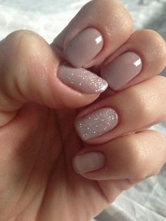 @katiestubbs13 Shellac Nails For Wedding, Oval Nails Big Hands, Short Square Sns Nails, Nails For Family Pictures, Neutral Dip Nails, Winter Nude Nails, Classy Nails Short Winter, Office Nails Professional, January Nails 2023