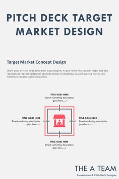 the pitch deck target market design