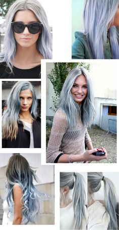 Turn it inside out: BLUE HAIR MOOD Pastel Hair Ombre, Hair Ombre, Fun Hair, Hair Salons, Hair Trend, Hair Color Blue, Pastel Hair, Hair Inspiration Color, Mermaid Hair