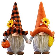 Fall Gnomes Plush, 2Pack Thanksgiving Buffalo Plaid Gnome Plush Tomte Swedish Gnomes with Pumpkin Corn Sunflower, Fall Harvest Gnomes Decor Thanksgiving Autumn Holiday Home Decor Gifts Swedish Gnomes, Corn Thanksgiving, Gnomes Decor, Thanksgiving Gnome, Leaf Wings, Autumn Holiday, Nordic Gnomes