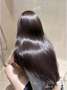 Silky Thick Hair, Long Glossy Hair, Healthy Silky Hair, Shiny Black Hair, Glass Hair, Long Shiny Hair, Hair Inspiration Long, Long Healthy Hair, Glossy Hair