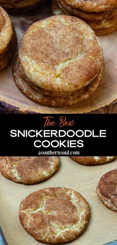 the best snickkerdoodle cookies are made from scratch and baked in an oven