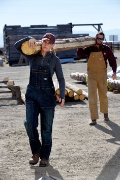 Builder Amber Williams – Crafted in Carhartt Carhartt Jumpsuit Women, Carhartt Overalls Women And Hoodie, Wrangler Riggs Workwear, Utility Button-up Overalls For Workwear, Hunting Overalls, Suspenders, Leotards, One Piece Swimsuit