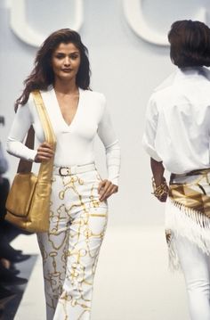 Helena Christensen, Fashion Show, Ready To Wear, Spring Summer, Gucci, Couture