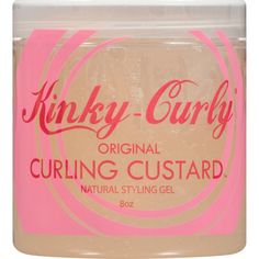 Keep your natural waves beautiful and shiny with the Original Curling Custard Gel from Kinky Curly. This styling gel will moisturize your hair, leaving each curl perfectly defined. The all-natural botanical formula is designed to reduce bulk while adding shine and lasting hold, so you can say goodbye to frizzy, untamed curls and enjoy your strengthened and nourished curls. Utilizing the humectant properties of the agave nectar, Curling Custard will give weight to your hair, define your curls, re Best Curl Products, Loose Wavy Curls, Wavy Curls, Shoulder Hair, Curly Girl Method, Curl Cream, Styling Gel, Hair Gel, Curly Girl